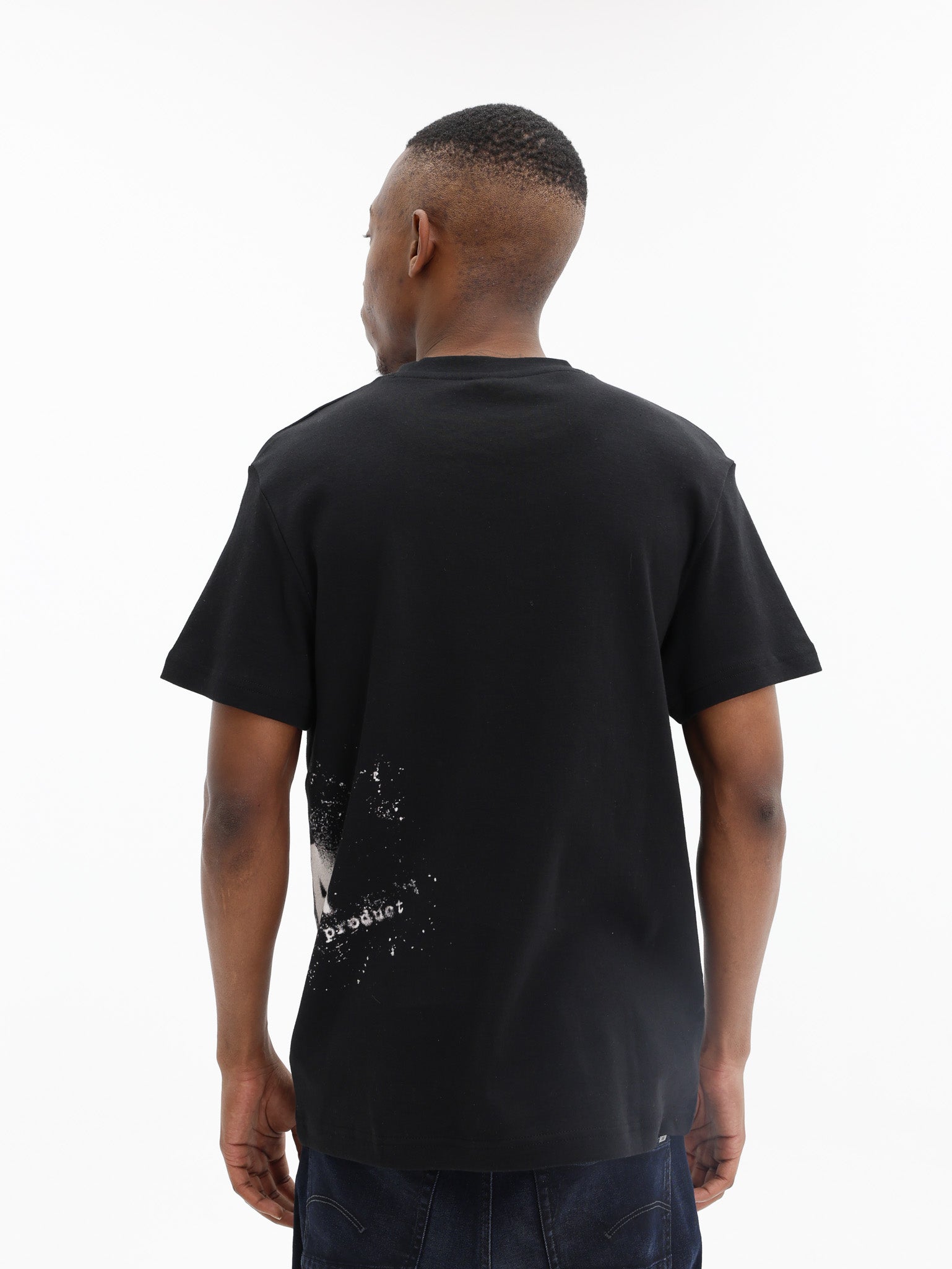 G-Star T-Shirt Sprayed Black